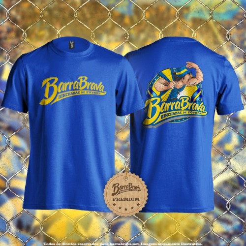 Camiseta azul Barra Brava -...